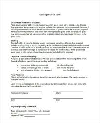 Download & view contoh surat penawaran catering as pdf for free. Free 9 Catering Proposal Forms In Pdf Ms Word Excel