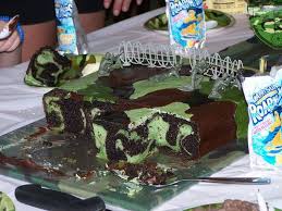 Design an adventurous cake with the military robot tank decoset birthday cake decoration. Camo Marble Cake Cakecentral Com