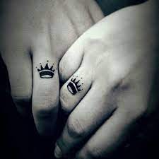 Small crown tattoos can be placed on the finger. 40 Finger Crown Tattoos