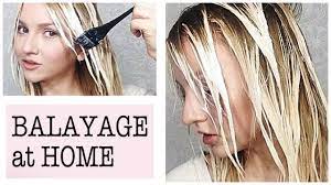Trying to do it yourself will likely land you in a stylist's chair for a repair. Balayage At Home How To Youtube