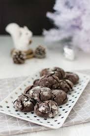 Recette De Noel Crinkles Biscuits Craqueles Au Chocolat Recette Facile De Biscuit Dessert Noel Facile Recette Biscuit De Noel