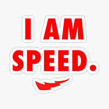 Cars 2 quotes, animation quotes, cars quotes. I Am Speed Stickers Redbubble