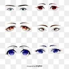 Various Emotional Expressions Eyes Png And Vector Cute Animal Drawings Kawaii Eyes Clipart Hand Painted Cat