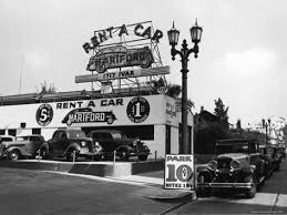 Exterior Of The Hartford Rent A Car Lot Photographic Print Alfred Eisenstaedt Art Com Rent A Car Car Lot Car Dealership