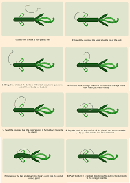 Spear the worm at one end and push it up the hook. Texas Rigging For Bass Fishing Fix Com