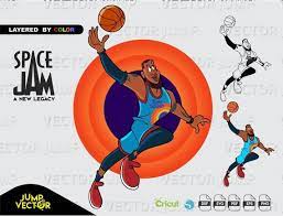 Hey I Found This Really Awesome Etsy Listing At Https Www Etsy Com Listing 1033267595 Lebron Space Jam 2 Dxf Eps Svg Pdf Png Space Jam Clip Art Svg