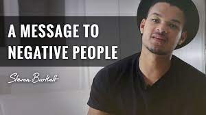 'the diary of a ceo'. Steve Bartlett Message To The Negative Success4