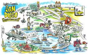 Tap the drawing to select it. Cartoon Maps San Diego Ca Cartoon Map Map Cartoon