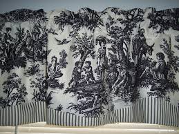 Black And Cream Toile Curtains Window Curtains And Drapes In Color Black Pattern Striped Type Curtains Window Curtains Bedroom Valance Curtains