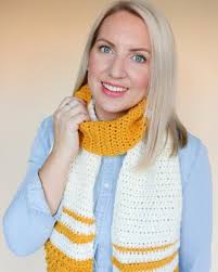 Honey Mustard Scarf Crochet pattern by Sarah-Jayne Fragola Bella Coco