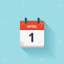 Aber woher kommt der brauch? April Vector 1 Flach Taglich Kalendersymbol Datum Und Uhrzeit Tag Monat Urlaub Lizenzfrei Nutzbare Vektorgrafiken Clip Arts Illustrationen Image 52107376