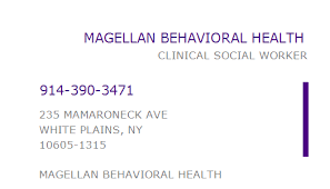 Magellan behavioral health of pennsylvania network team's provider town hall meeting. 1275737579 Npi Number Magellan Behavioral Health White Plains Ny Npi Registry Medical Coding Library Www Hipaaspace Com C 2021