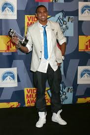 Chris brun i de Tryck rum på de video musik utmärkelser på mtv på av  största vikt studior i los angeles ca i september 7 2008 34449054 Arkivfoto  på Vecteezy