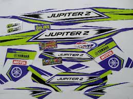 Desain stiker racing untuk nomor start balap. Striping Variasi Jupiter Z Custom Roadrace Shopee Indonesia