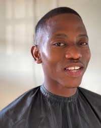 Thabo Cele getting a haircut 💇‍♂️
