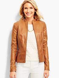 Luxe Leather Jacket Talbots Leather Jacket Leather Jackets Women Jackets For Women