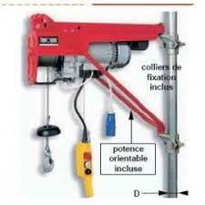 Treuil Electrique De Levage De Chantier Es150 30m Monte Charge Electrique Bricolage Facile Et Pont Roulant