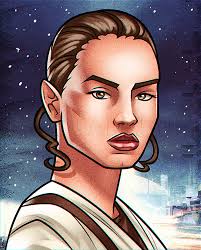 How To Draw Rey From Star Wars, Drawing, Step by Step, by Dawn