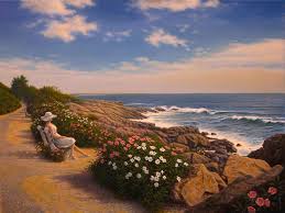 Maybe you would like to learn more about one of these? The Marginal Way Ogunquit Maine Painting By Barry Debaun