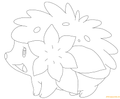 Welcome to our popular coloring pages site. Shaymin In Land Form Coloring Pages Cartoons Coloring Pages Coloring Pages For Kids And Adults