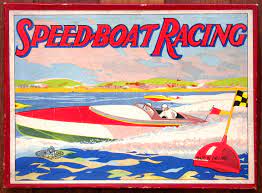 1935 Speed Boat Racing Board Game By Glevum England Tomsk3000