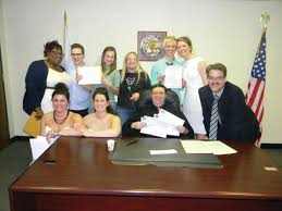 Ohio caravan members and Indiana guests wed in Chicago