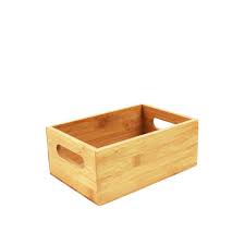 Accueil cuisine rangement et conservation autre rangement et organisation. Casier De Rangement En Bambou 22x15x9