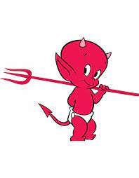 Cute Devil Tattoo Design Sample