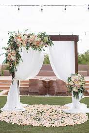 27 Rustic Wedding Decorations You Must Have A Look Outdoor Ceremony With White Ch Wedding Ceremony Decorations Summer Wedding Decorations Wedding Decorations