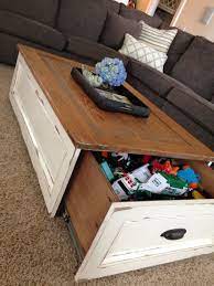 Surely, a coffee table with a storage shelf underneath its top is nothing unusual. Diy Coffee Table With Storage Free Plans Rogue Engineer