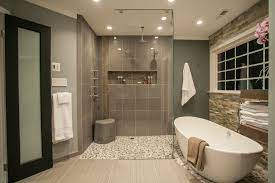 A color palette inspired by nature will give your bathroom a calming. Small Spa Bathroom Design Ideas Novocom Top