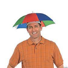 Nylon Umbrella Hat
