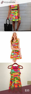 L Amour Nanette Lepore Neon Cloud Dress Clothes Design Dresses Nanette Lepore Dress