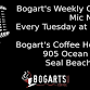 Bogart’s Coffee House – Open Mic Night event image