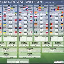 Alle infos zu spielplan, stadien und teams gibts hier. Em 2020 Termine Im Uberblick Spielplan Gruppen Teilnehmer Tickets Fussball