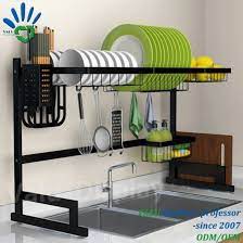 Metal kitchen rack w /metal rods vs cones coloridos palavra. China Organizador De La Cocina De Diseno Original Con 6 Juegos Juegos De Cocina 7rack Color Plateado Dish Estante Con Ventosa En La Parte Inferior Comprar Organizador De La Cocina