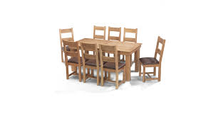 How many dining chairs should i buy for my dining room? Breton Oak 180 Cm Dining Table And 8 Chairs Lifestyle Furniture Uk