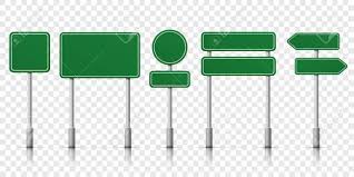 How to make sign templates for diy signs? Road Signs Blank Icons Vector Green Plate Road Signs Templates For Direction Royalty Free Cliparts Vectors And Stock Illustration Image 100248476