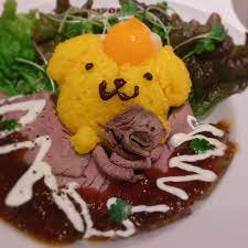 ポム好きやまち on instagram ポムポムプリンカフェ ローストビーフ丼めっちゃ美味しかった ポムポムプリン サンリオ ポムポムプリンカフェ ローストビーフ丼 ビーフ ロースト