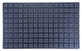 Its package in a flat cardboard and no issues so far. Black Bar Floor Rubber Mats Boxy Design Non Slip Mat Rs 678 Onwards Id 20360083630