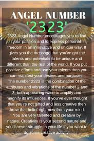 2323 Angel Number Follow Your Personal Dream Angel Numbers Angel 2323 Angel Number