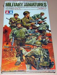 Vintage Tamiya Military Miniatures Plastic Model Kit 135 Scale Us Infantry West European Theater Made In Philippines Plastic Model Kits Tamiya Model Kits Model Kit