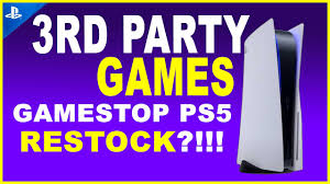 Ps5 Pre Orders Restock At Gamestop And 3rd Party Games Youtube