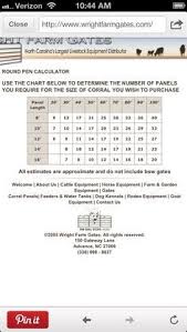 Horses Round Pen Calculator Round Pen Round Pens For