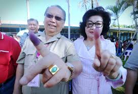 Parti bersatu sabah (pbs) premier advisor tan sri joseph pairin kitingan said avoiding clashes among gabungan rakyat sabah (grs) parties' candidates is common sense in facing a common enemy. Pairin Casts His Vote Buoyed By Nanogenarian S Support Nsttv