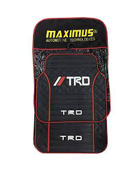 Trd Floor Mat Black Red And White Universal Delivery Available Worldwide Have A Question 923111222357 Trd Rubber Floor Mats Floor Mats