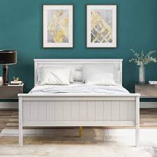 Scopri ricette, idee per la casa, consigli di stile e altre idee da provare. Double Bed Pine Wood Bed For Kids Room Ivory Harper Bright Designs Wooden Bed Frame With Headboard And Footboard Home Kitchen Furniture Clinicadelpieaitanalopez Com