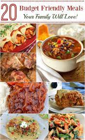 20 Budget Friendly Meals Your Family Will Love Volume 2 Of 2 Budget Friendly Recipes Low Budget Meals Budget Friendly Meals Families