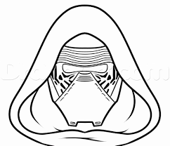 Kylo Ren Coloring Page Luxury How To Draw Kylo Ren Easy Step By Step Star Wars Star Wars Drawings Star Wars Art Projects For Kids Star Wars Characters
