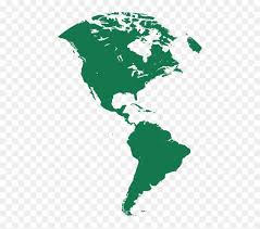 Free Png Download North And South America Silhouette North And South America Map Silhouette Transparent Png Vhv